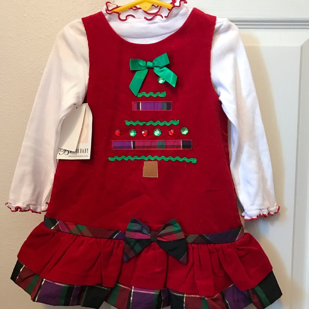 Bonnie Baby Christmas Dress